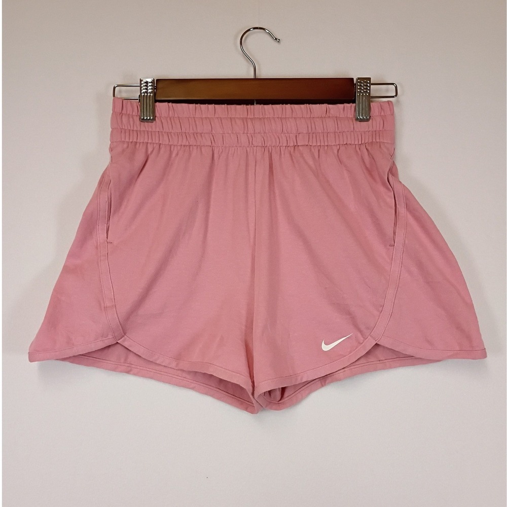 Athleisure Nike Women Medium Pink Dri-FIT Elastic Waist Running Shorts